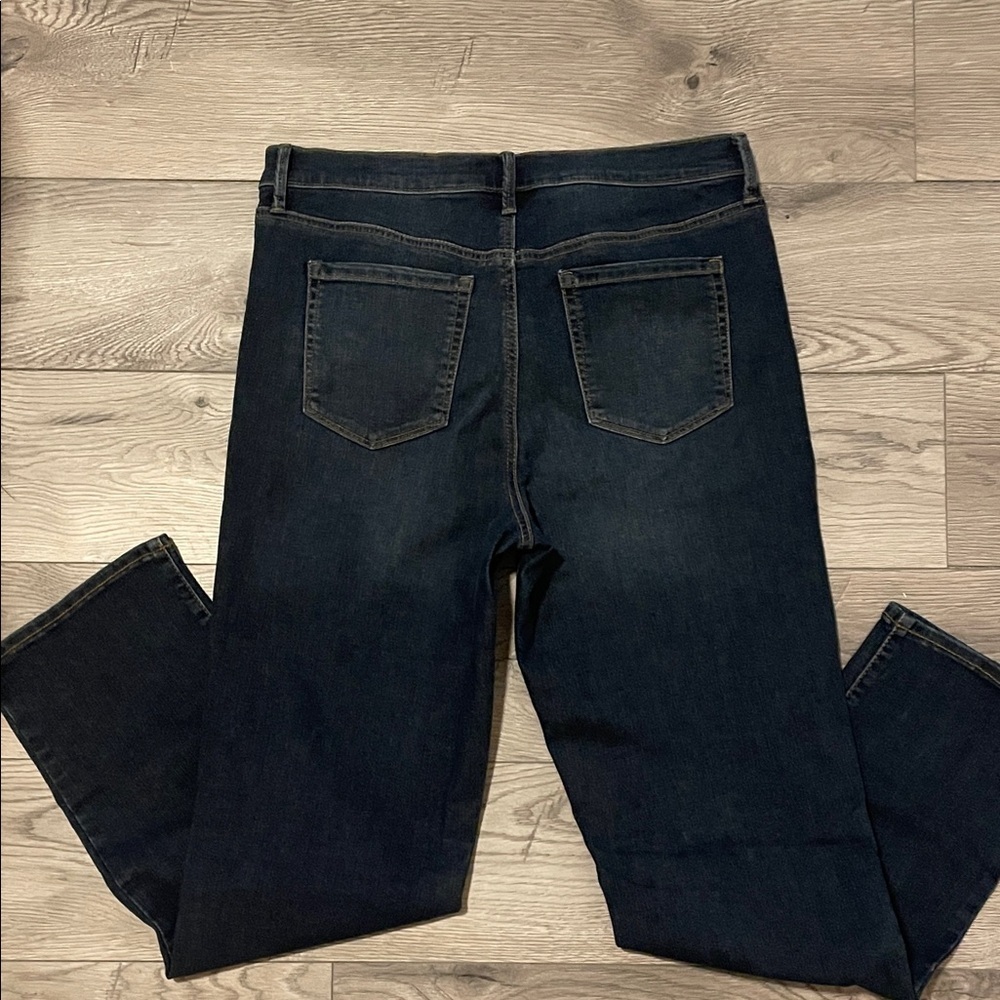 Ella Moss Dark Blue Straight Leg Jeans - Picture 6 of 7